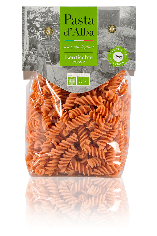 Fusilli di Lenticchie Rosse Bio - Senza glutine