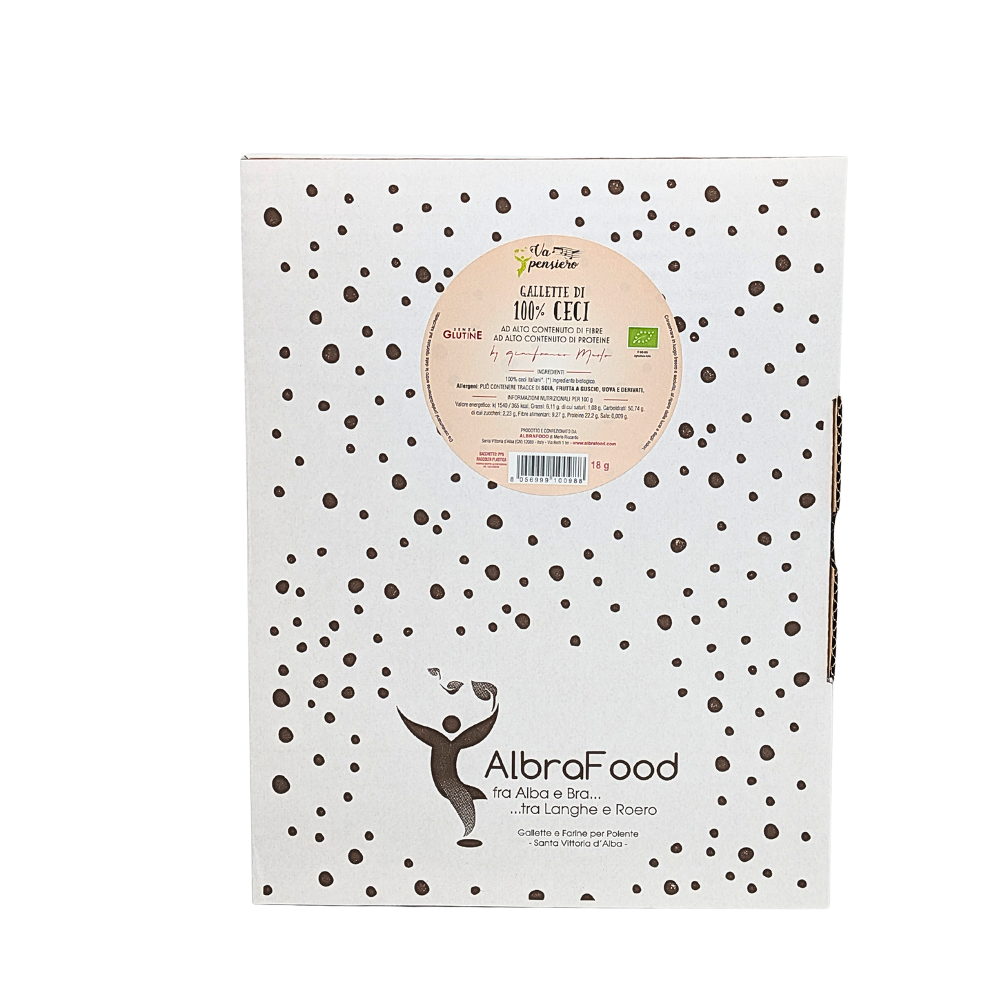 Gallette bio di 100% Ceci