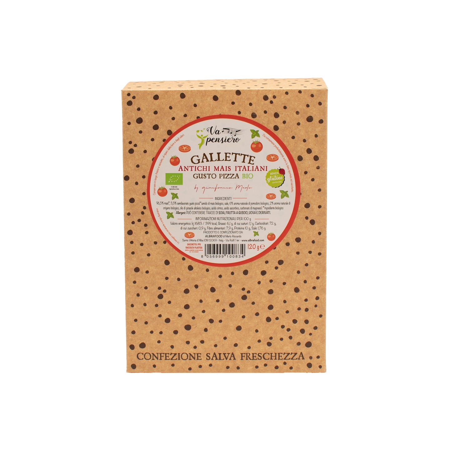 Gallette di Antichi Mais Italiani - Gusto PIZZA BIO