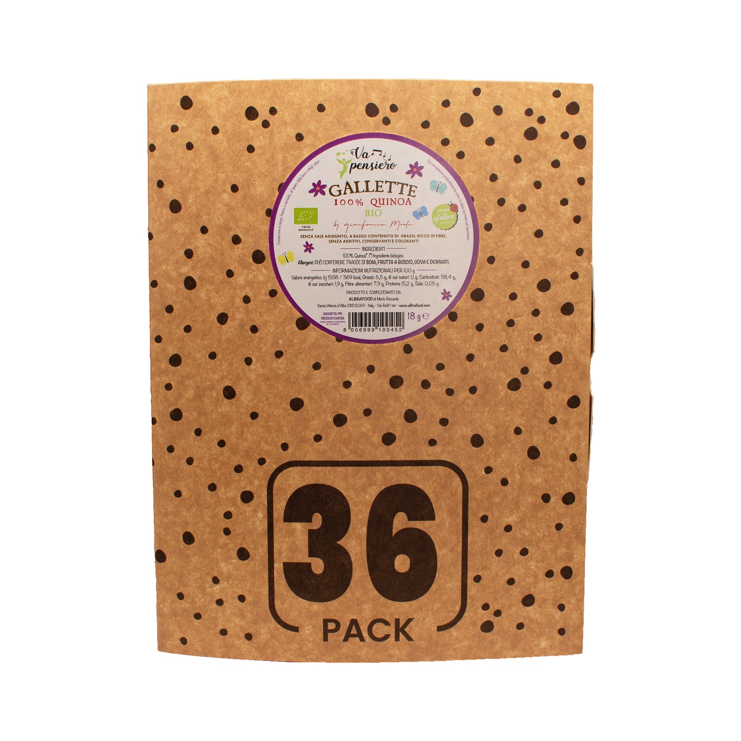 Gallette di 100% Quinoa bianca Bio