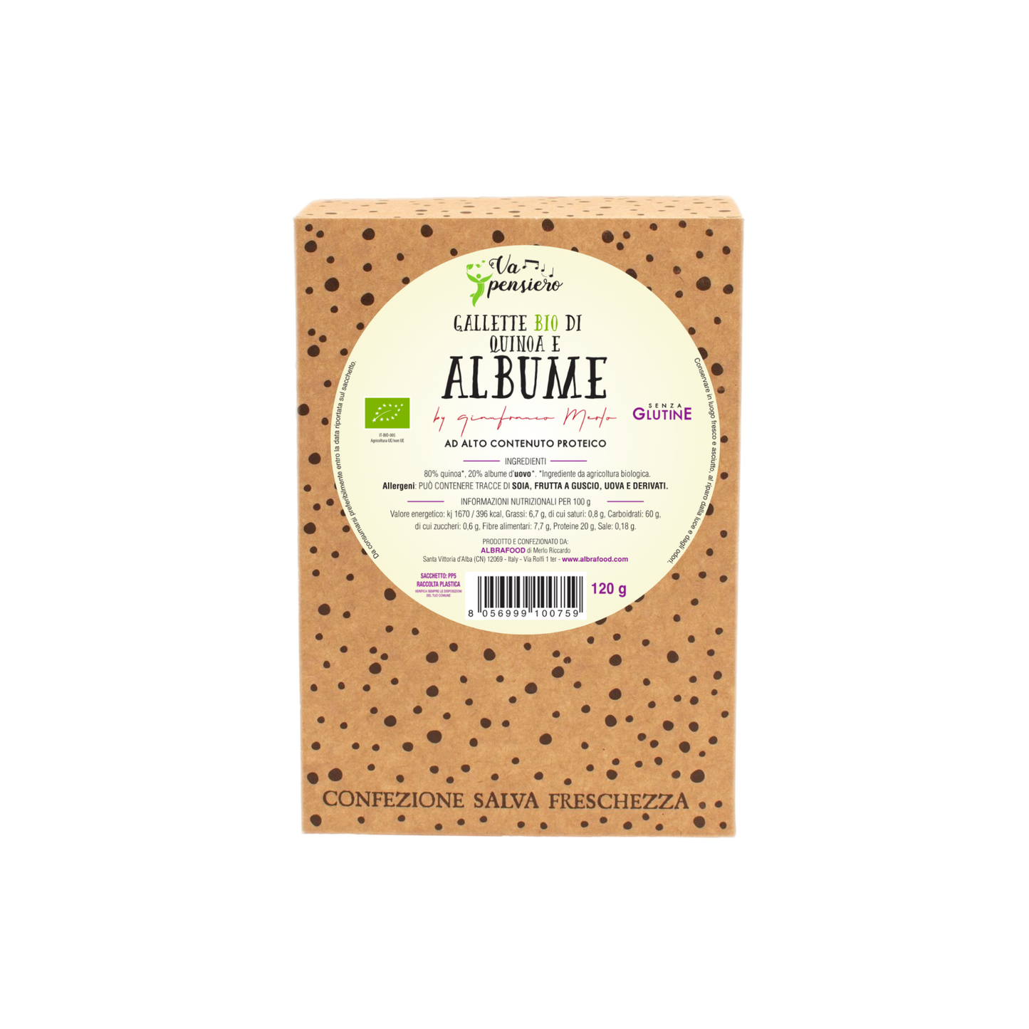 Gallette Bio di Quinoa e Albume