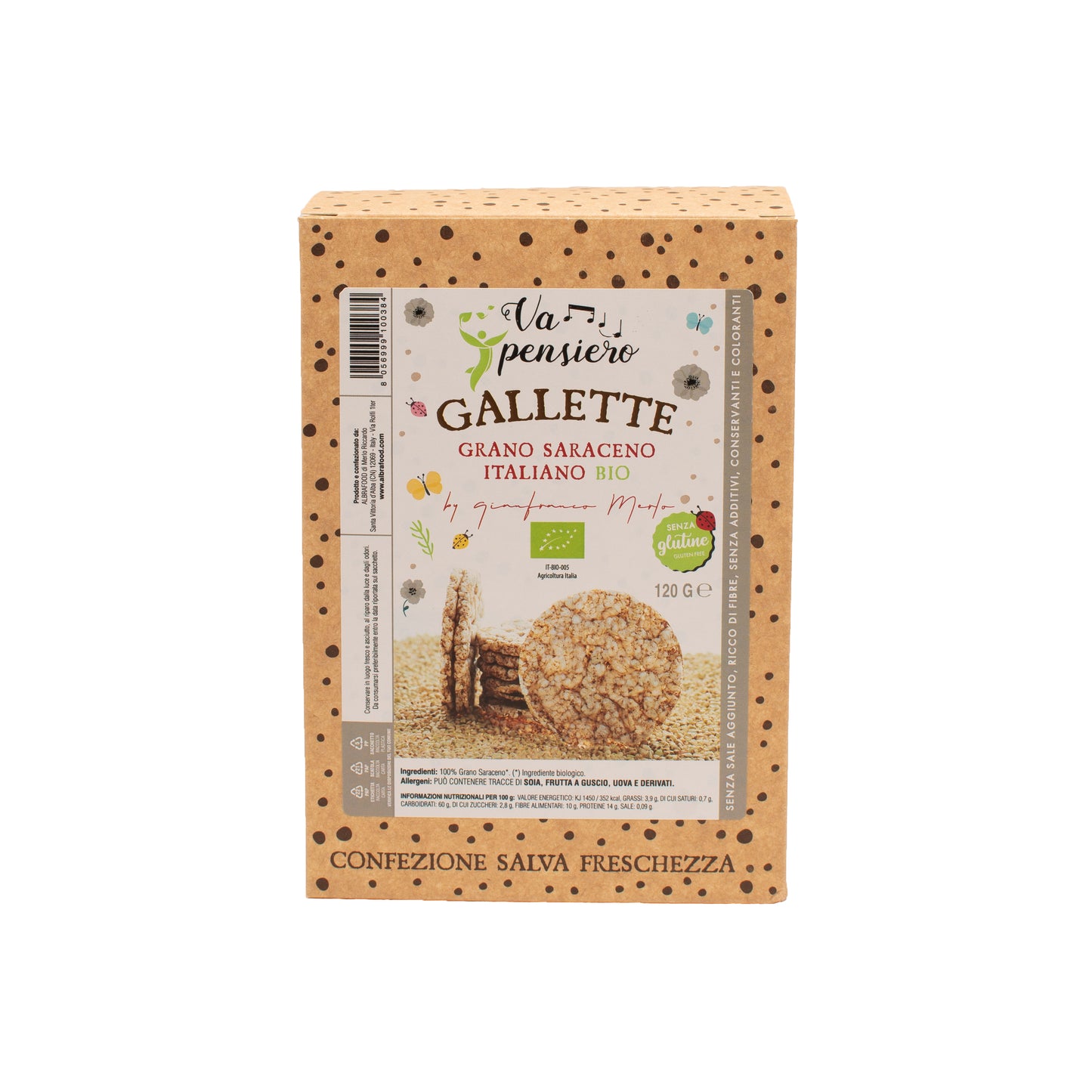 Gallette di Grano Saraceno Italiano Bio - Va Pensiero