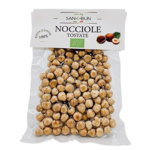 Nocciole biologiche tostate