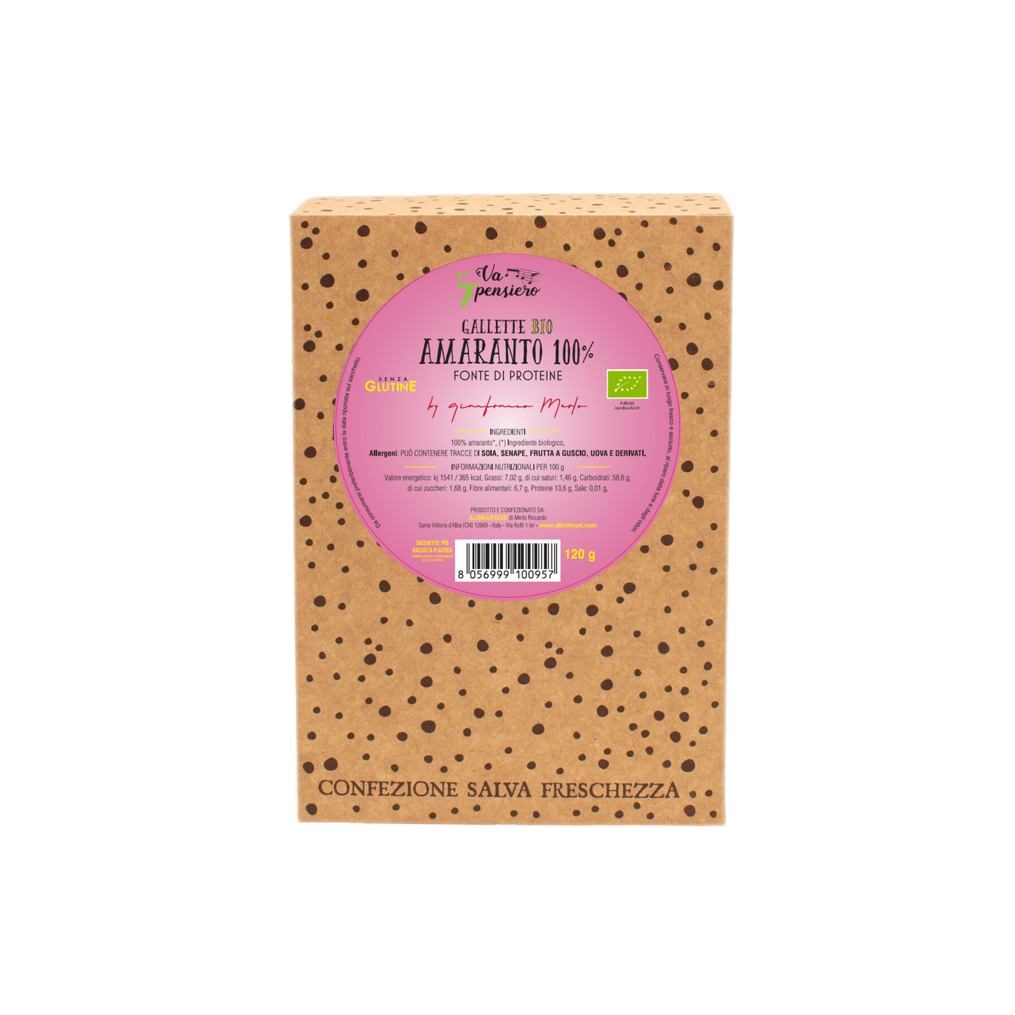 Gallette di 100% Amaranto Bio