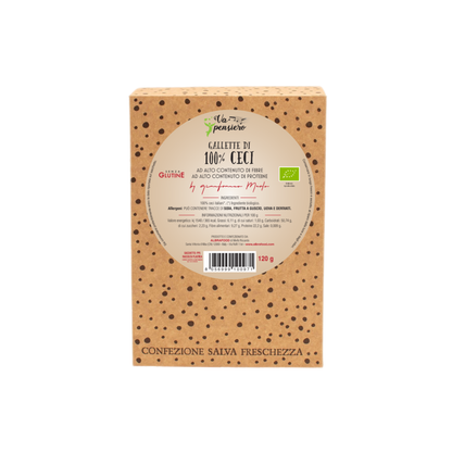 Gallette bio di 100% Ceci