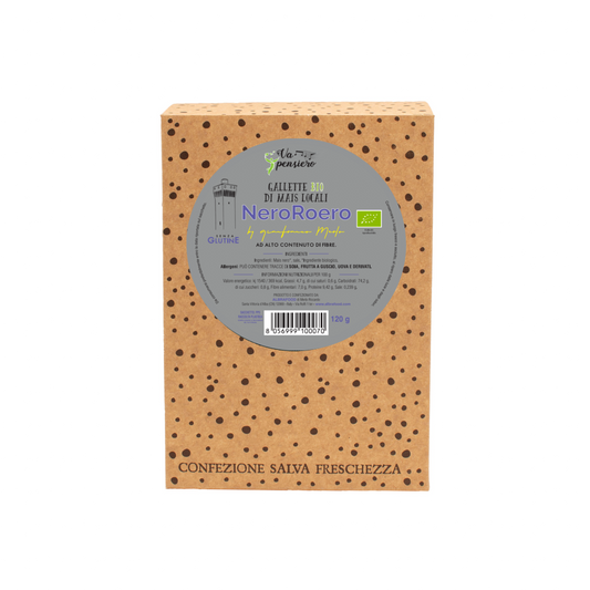 Gallette Bio di Mais Locali NeroRoero 120g- Va Pensiero