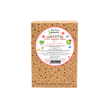 Gallette di 100% Quinoa Rossa Bio