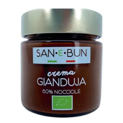 Crema Gianduja biologica con 60% nocciole