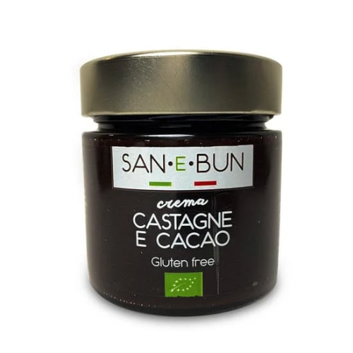 Crema biologica castagne e cacao